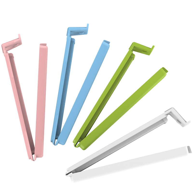 More high quality Hot sale food bag damp-proof sealing clamps colored plastic durable thick sealing clips