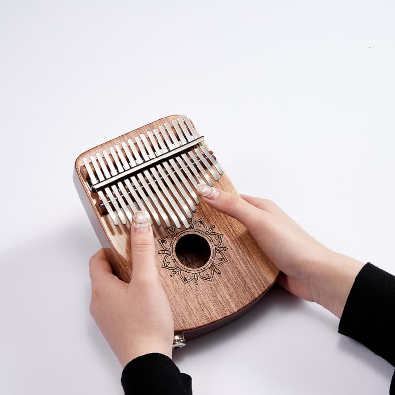Новейший высококачественный электрический U-образный инструмент для kalimba 17 ключей