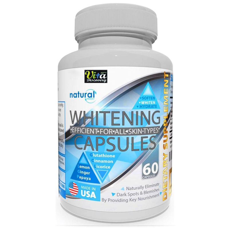 Private Label Effective Skin Brightening L-Glutathione Veggie Capsules Pills For Skin Whitening Supplement
