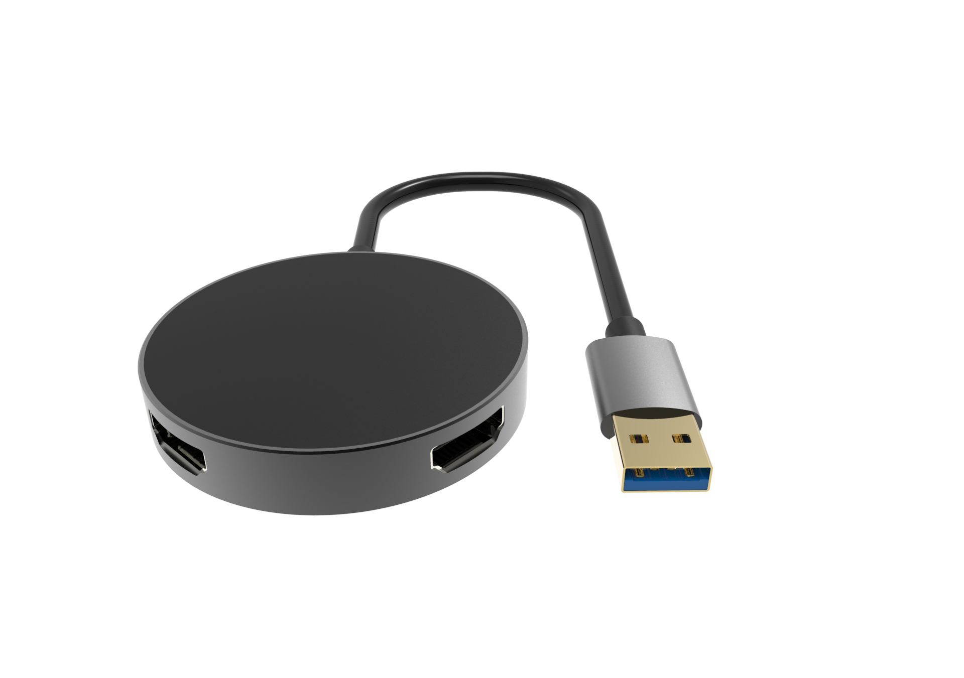 Док-станция 2 в 1 с USB 3,0 и двумя HDMI-портами