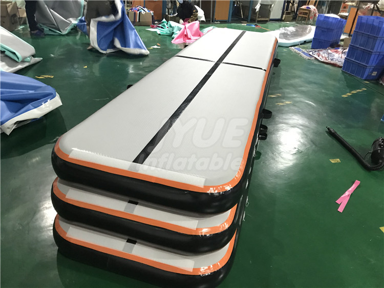 Тренажерный зал воздушный пол 6 М оптовая продажа Заказная печать DuraleOoutdoor акробатические коврики Airtrack