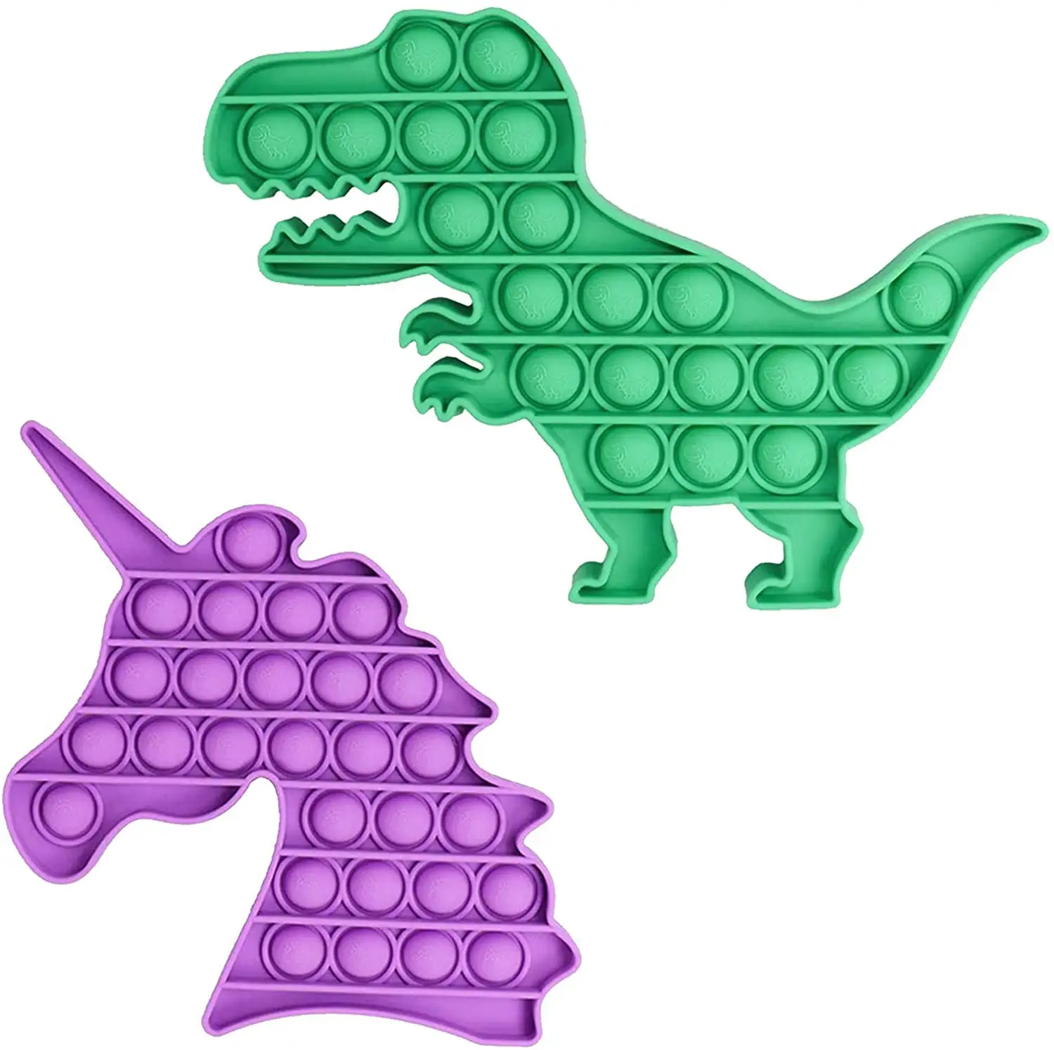 Единорог динозавр Push Pop пузырьковая игрушка для детей и взрослых