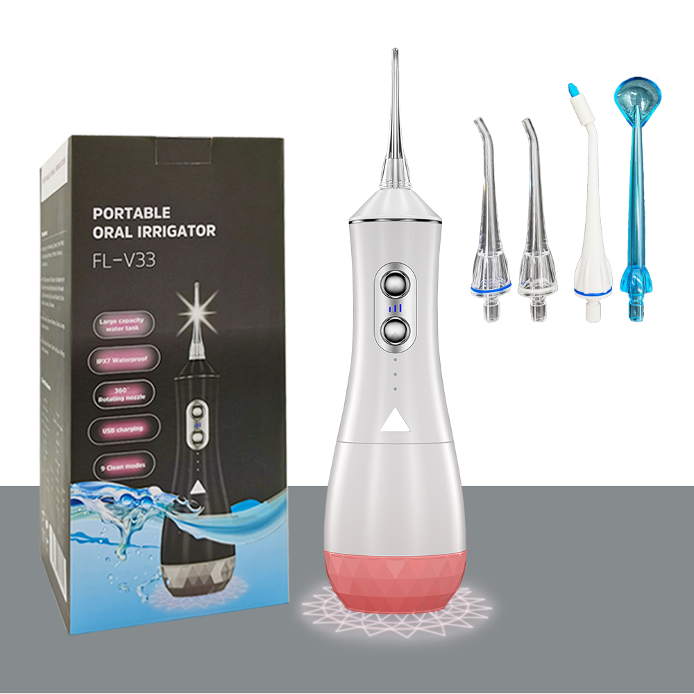 Гигиена полости рта перезаряжаемая зубная Вода Flosser 4 режима IPX7 водонепроницаемый портативный ирригатор полости рта