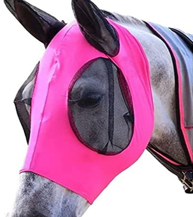 Hot Sale Adjustable Fly Cover for Horse, Horse Fly Cover with Ears,Ventilated Prevent Fly and Insect Bites