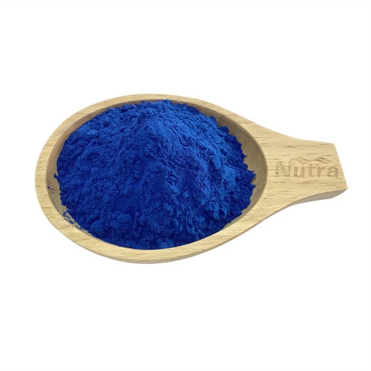 Hot Selling Food Grade Organic Spirulina Extract Blue USDA Phycocyanin E18 E25 Powder Bulk