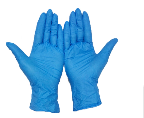 Powder free disposable nitrile glove china factory fast lead time lower price high quality latex vinyl