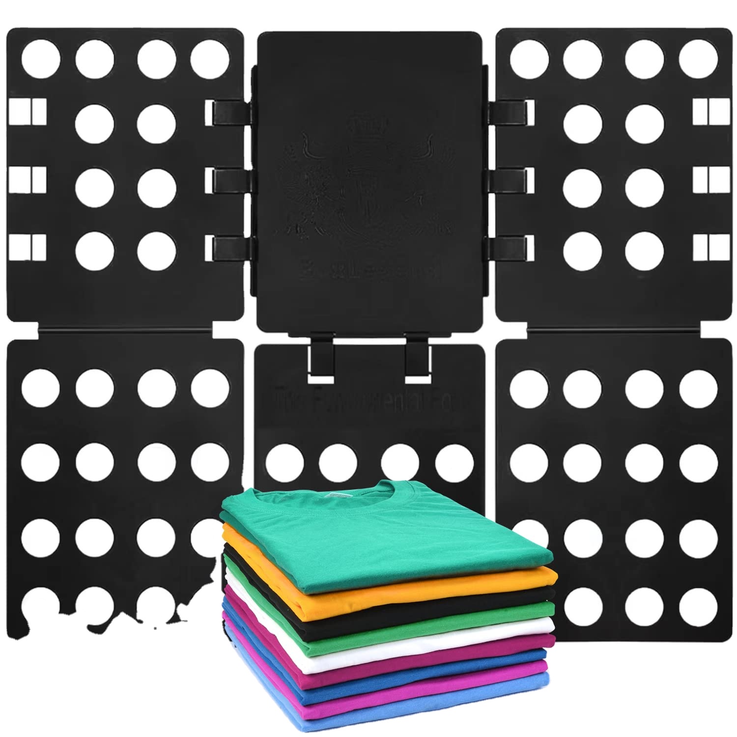 Shirt Folding Board T Shirt Clothes Folder Durable Plastic Laundry for Room Organizer and Clothes Storage