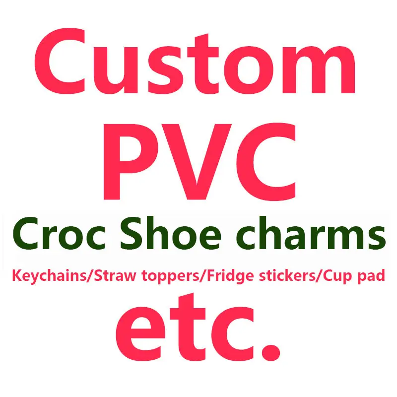 2022 new custom pvc decoration personalisation design croc shoe charms
