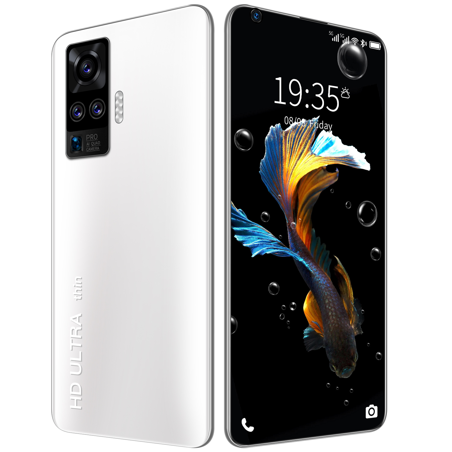 Новый X60 Pro 7,1 дюймов MTK6799 10-Core Android смартфоны 12GB + 512GB 5G мобильные телефоны 5600 мАч Power Bank мобильный телефон
