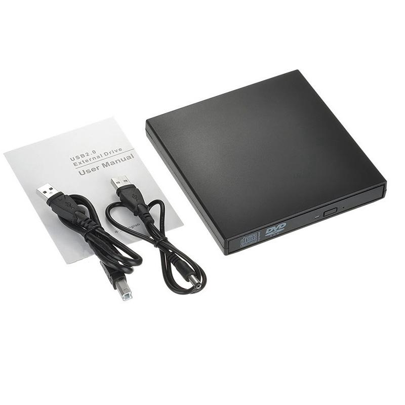 Внешний Оптический привод DVD USB2.0 компакт-дисков/DVD-ROM CD-RW плеер портативный читатель записывающее устройство для ноутбука