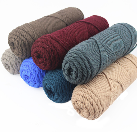 Charmkey In stock 80 colors soft 8ply acrylic yarn 100g yarn 100% acrylic dyed crochet acrylic for hand knitting scarf sample