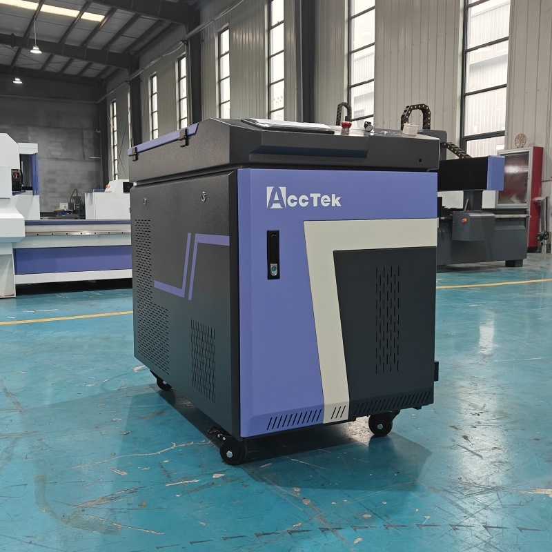 Fiber Surface Cleaner Cleaning Machine Ship Paint Oil Grease Oxide Remove Equipment Stainless Steel Rust Removal Laser Cleaner