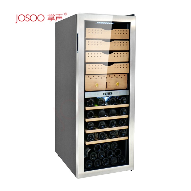Josoo OEM ODM ручная пресс-форма для 200L винный шкаф холодильник хьюмидор Electrico Электрический сигарный винный холодильник под столешницу