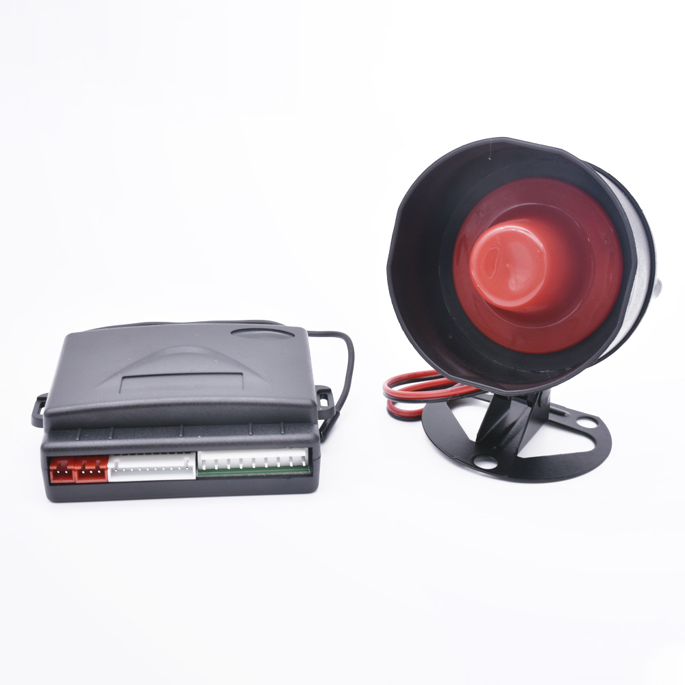 G-07 One Way Car Alarm Vehicle Security Alarm System with 2 Remote Control