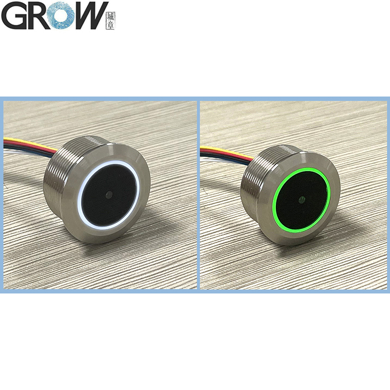 Круглый Модуль сканера штрих-кодов GROW GM861, 3,3 В постоянного тока, 1D/QR/2D, USB UART интерфейс с зеленой/белой подсветкой