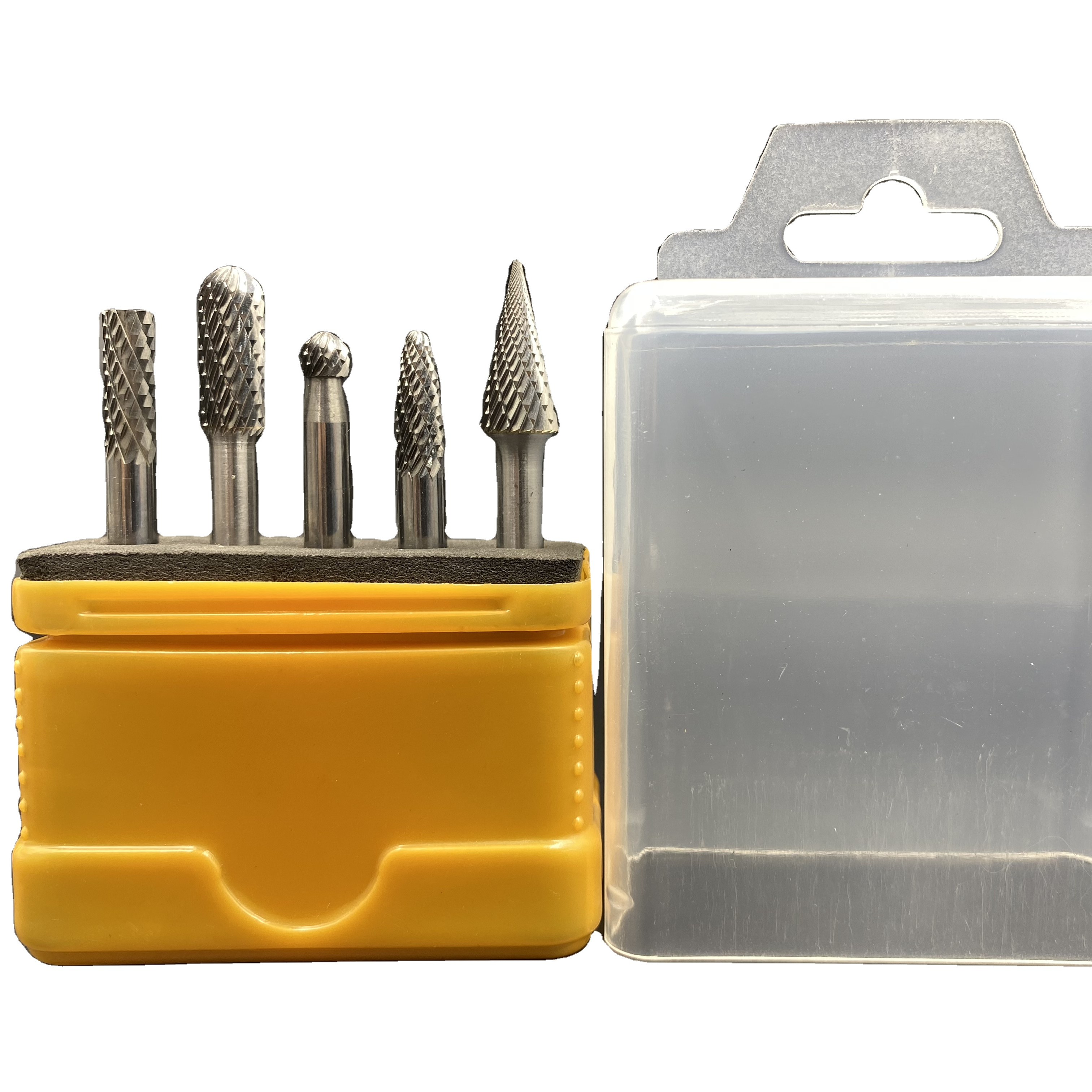 5pcs Tungsten Carbide Steel Rotary Burr Porting Tools Carbide Burrs