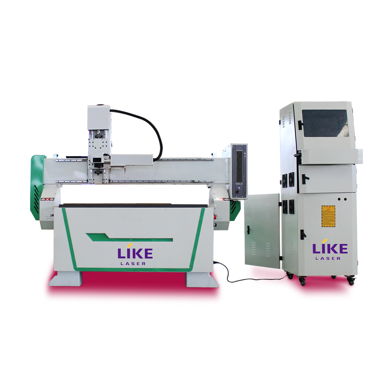 Как лазер Одиночная твердая желтая линия многофункциональная CNC универсальная машина для резки стекла