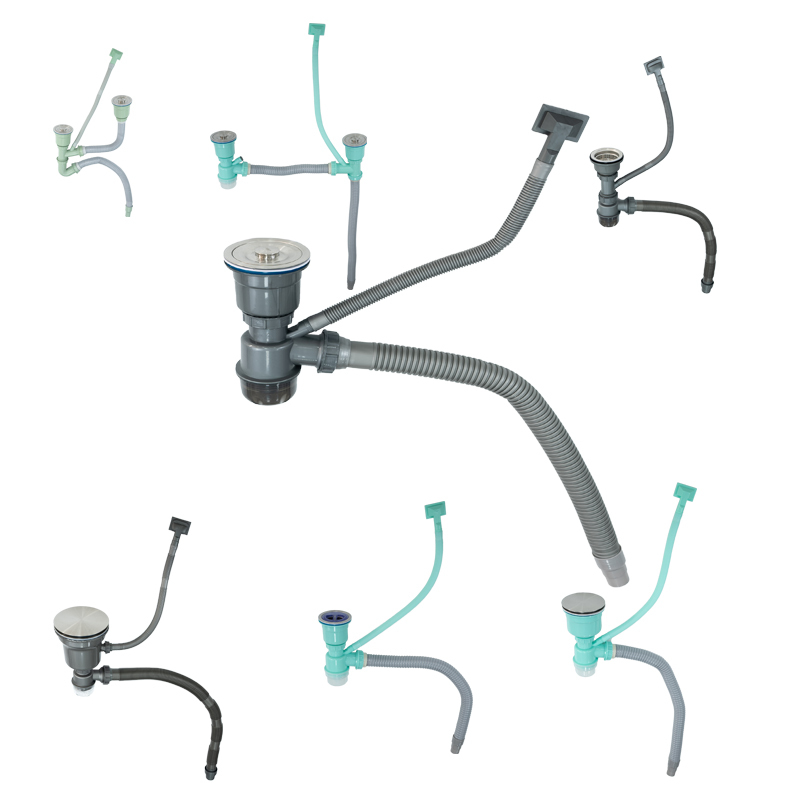 Kitchen sink drain difference model Automatic Kitchen Sink Drainers With Countertop Controllers