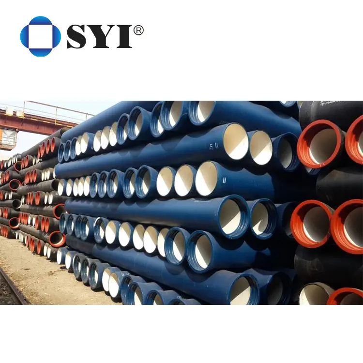 Professional ISO2531 EN 545 EN 598 Tyton Push-in Joint Centrifugal Casting Ductile Iron Pipes