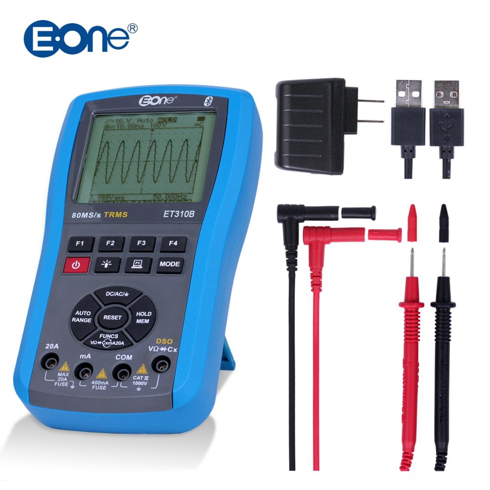 Заводская розетка ET310B Scope Meter80Msps 20 МГц True RMS Bluetooth Ручной осциллограф цифровой осциллограф мультиметр