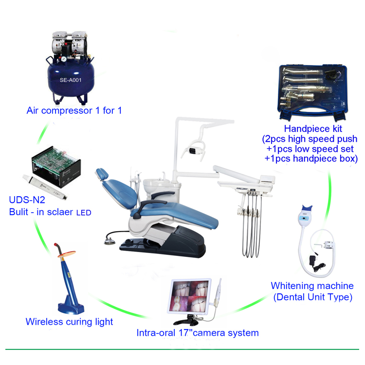 Factory price CE approved high quality foshan best China cheap A1 TJ2688 dental chair unit for dental clinic dental chair