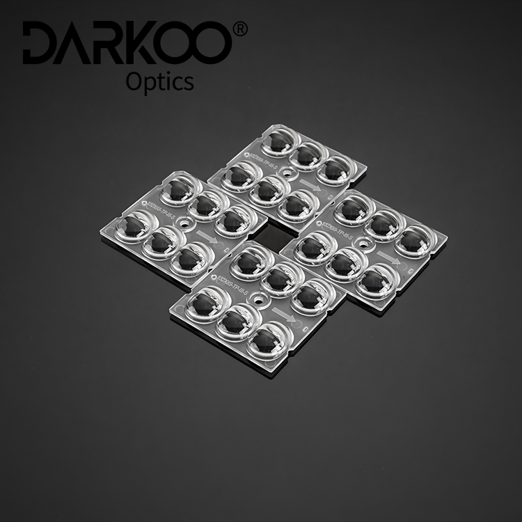 5050 Led Illumintor Lens 2X3 Streetlight 3535 Led Len 50*50 Manufacturers Smd 50X50Mm Size Optical Module 5050 Optic Lenses