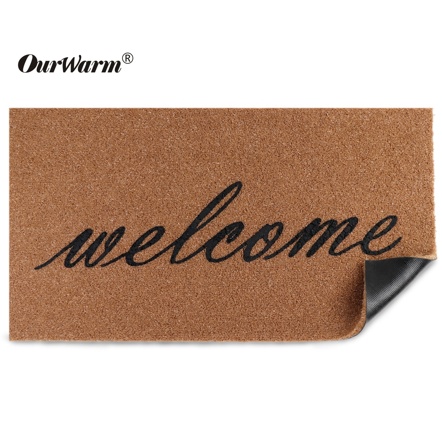 OurWarm, оптовая продажа, наружные и внутренние противоскользящие простые коврики для входной двери