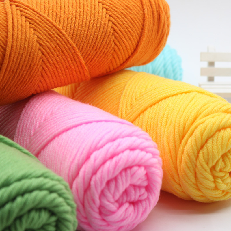 Оптовая продажа 100% вязальная пряжа 8ply смешанная пряжа модная вязальная пряжа для шарфа