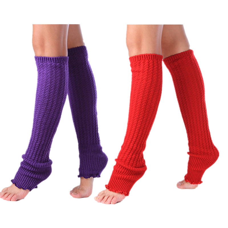 Manufacturers wholesale Long Twist Loose Leg Warmers Wool Leg Sets Of Heap Woollen Stockings For Woman WithAutumn and winter