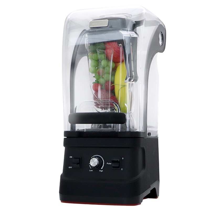 Silent High Power Best New Jucier Heavy Duty Vacuum Sound Proof Fruit Commercial Blender With Cover
