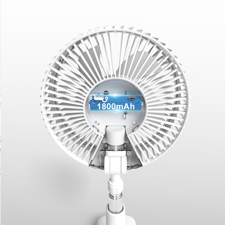 Indoor and outdoor collapsible retractable charging pivoting fan low price clip mini usb fan
