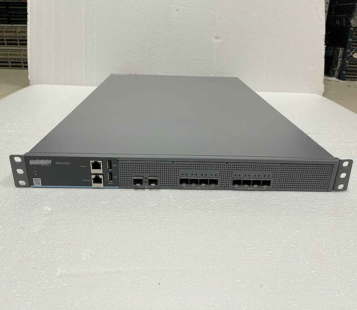 SRX4100-AC 8-портовый 10G SFP + безопасные услуги устройства безопасности W/двойной PSU