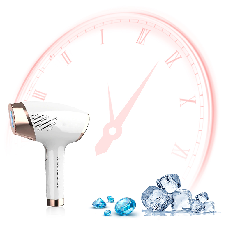 Professional Home Use IPL Machine Women Epllierer Ice IPL Removal Handset Beauty Device Electric Depilator For Facial Body BKINI