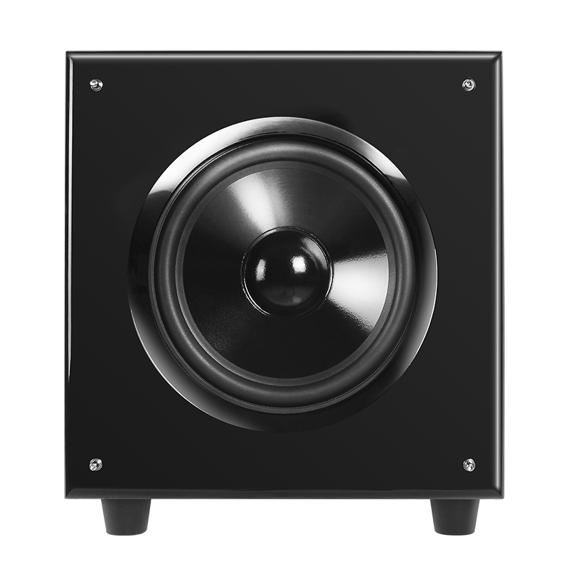 8 inch Active Subwoofer Speaker with Piano Painting for home theater