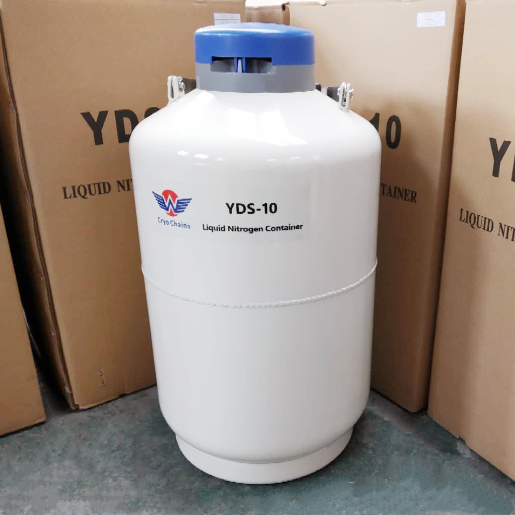YDS-10A Заводская поставка, 10 литров жидкого азота, ДеВар для продажи