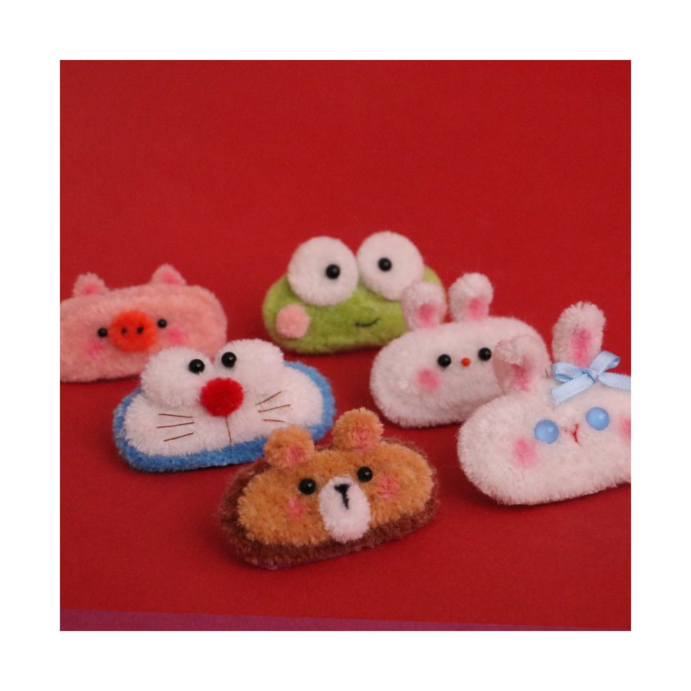 New Design Good Quality Comprehensive Hair Card Wool Twisted Stick Material Pack Creative Textile Art Pipe Cleaner