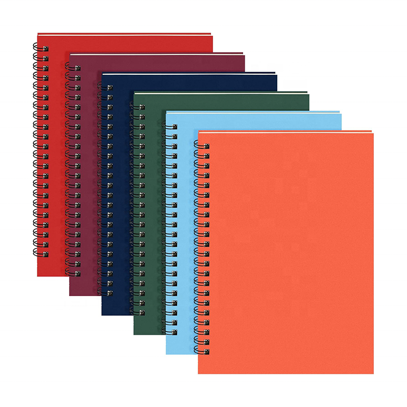 Customized A5 Minimalist Spiral Binding Notebook B5 Notepad College Ruled Journals Notebooks For Business School Gifts Supplies