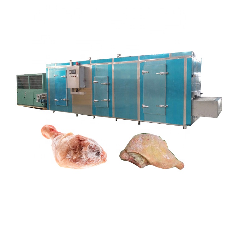 100kg Small mesh belt tunnel iqf freezer chicken deep tunnel freezer machine