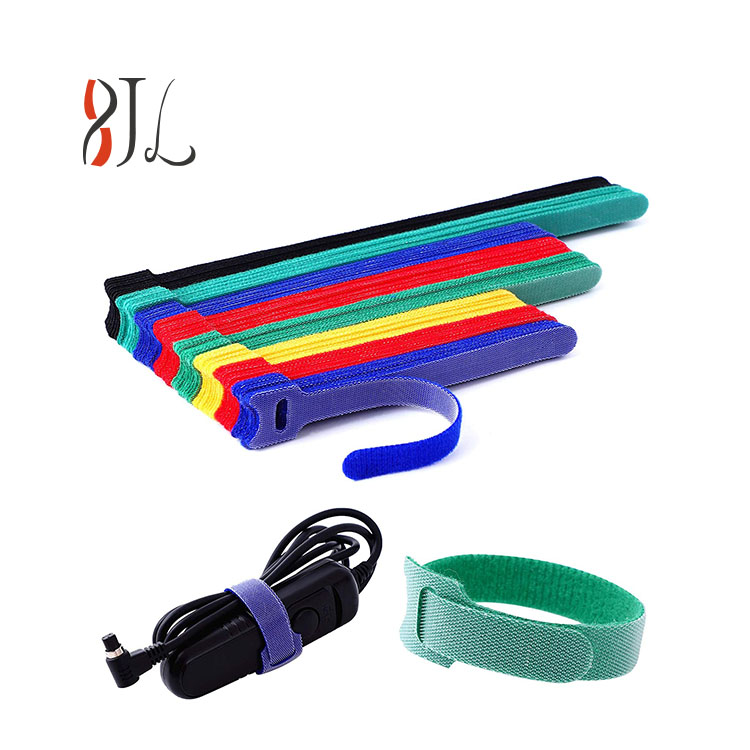 High quality color flexible double-sided reusable portable lacquer returning back hook and ring cable