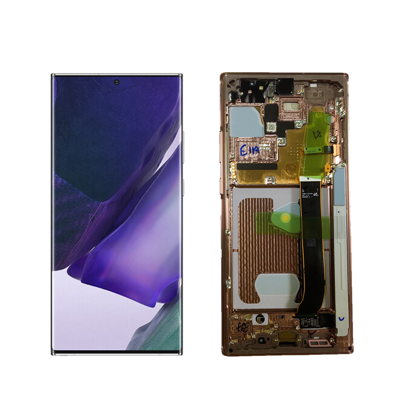 Сменные ЖК-дисплеи для мобильных телефонов Samsung galaxy note 20 Ultra N986B, ЖК-дисплей с дигитайзером в сборе для Samsung Note20 Ultra Lcd