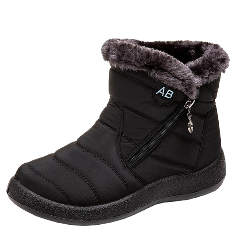 Chinese Supplier Fluffy Anti-odor Cheap Waterproof Women Winter Warm Shoes Snow Boots