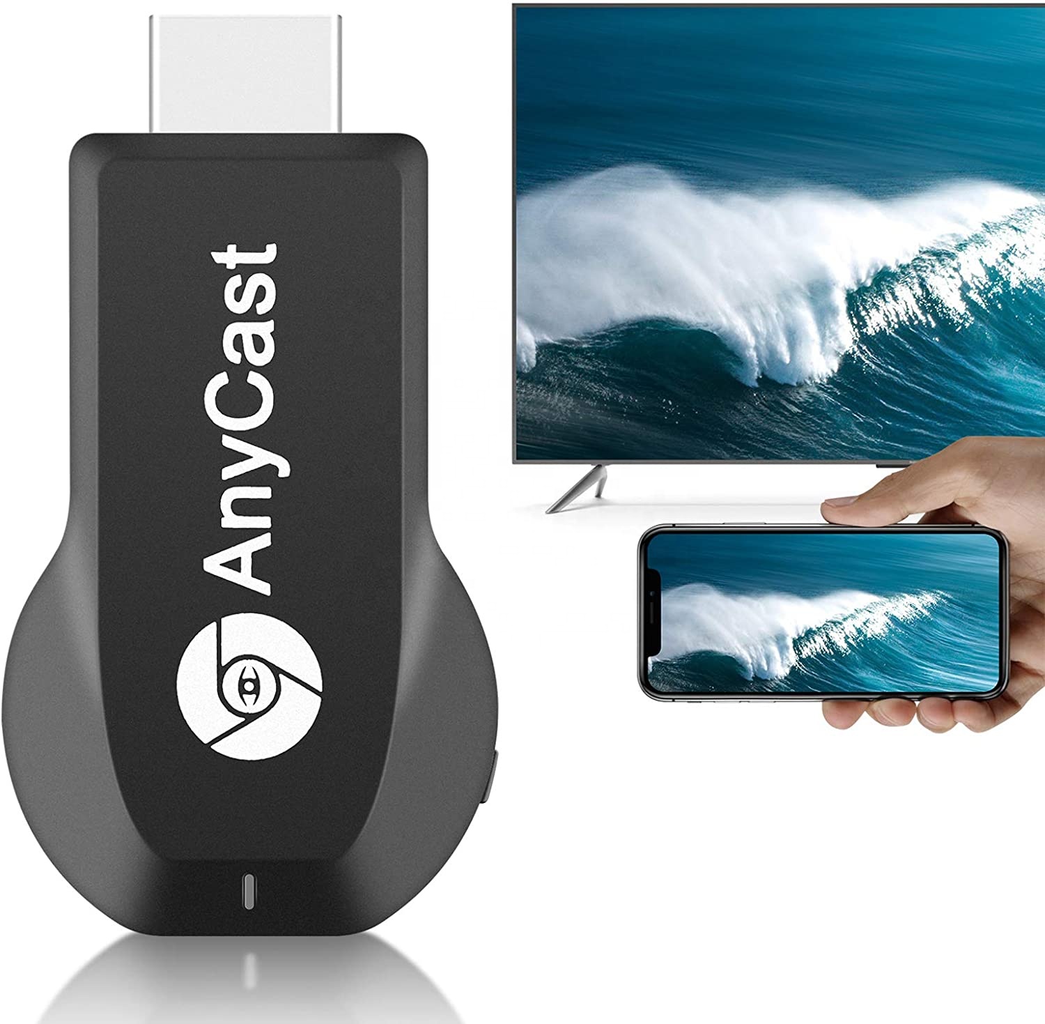 Адаптер для ТВ-приставки, адаптер для Android Mirascreen Anycast Dongle, легкое обмен данными, Wi-Fi дисплей, беспроводное зеркальное отображение экрана, 2021