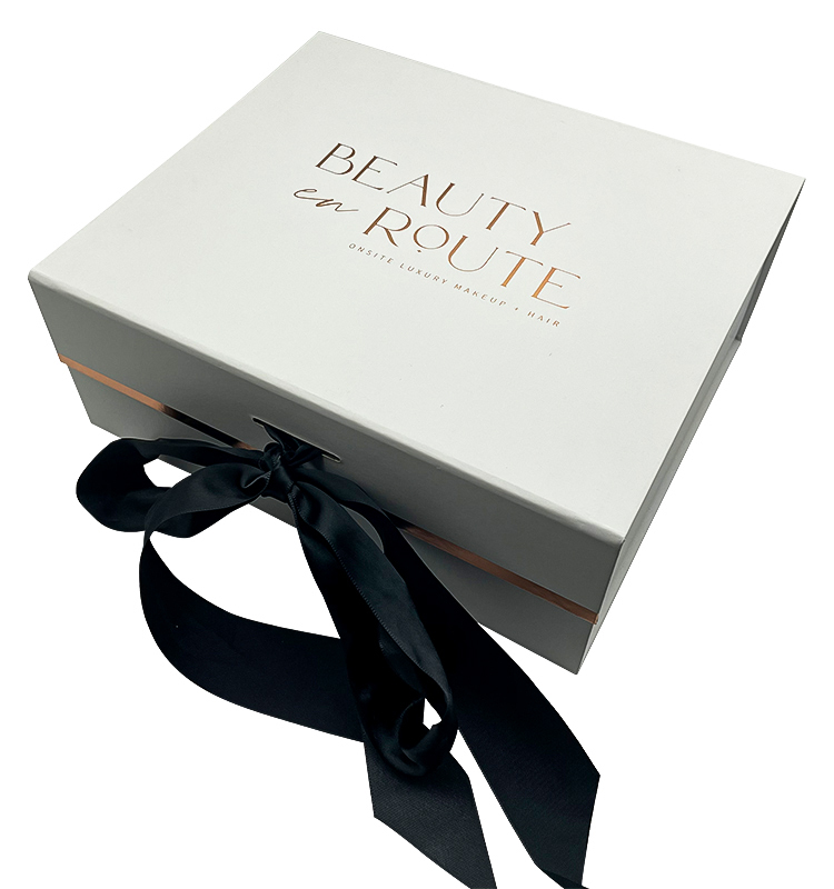 Custom Luxury Logo Retail Cardboard Magnetic Paper Ribbon Closure Gift Box Pack for Wine Wig Hair Extension Bridesmaid Packaging