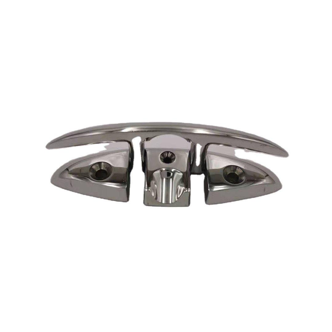 316 Stainless Steel Foldable Boat Cleats Deck Mooring Folding Cleat