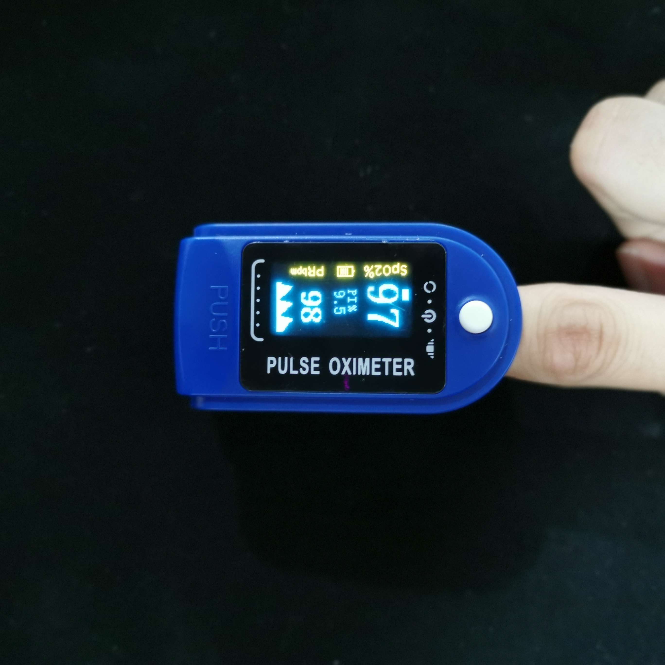 OLED датчик пульса Spo2