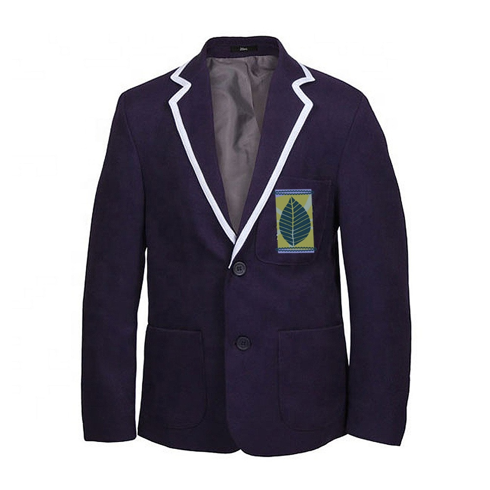 Custom British Style Students Wear School Uniform Blazer 100% Polyester Primary Secondary School Jacket Uniforms