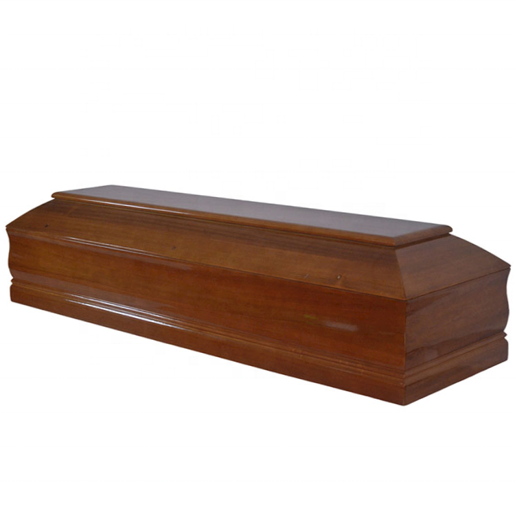 Best  Quality Simplicity Paulownia Wooden Coffin  Box for Burial Use