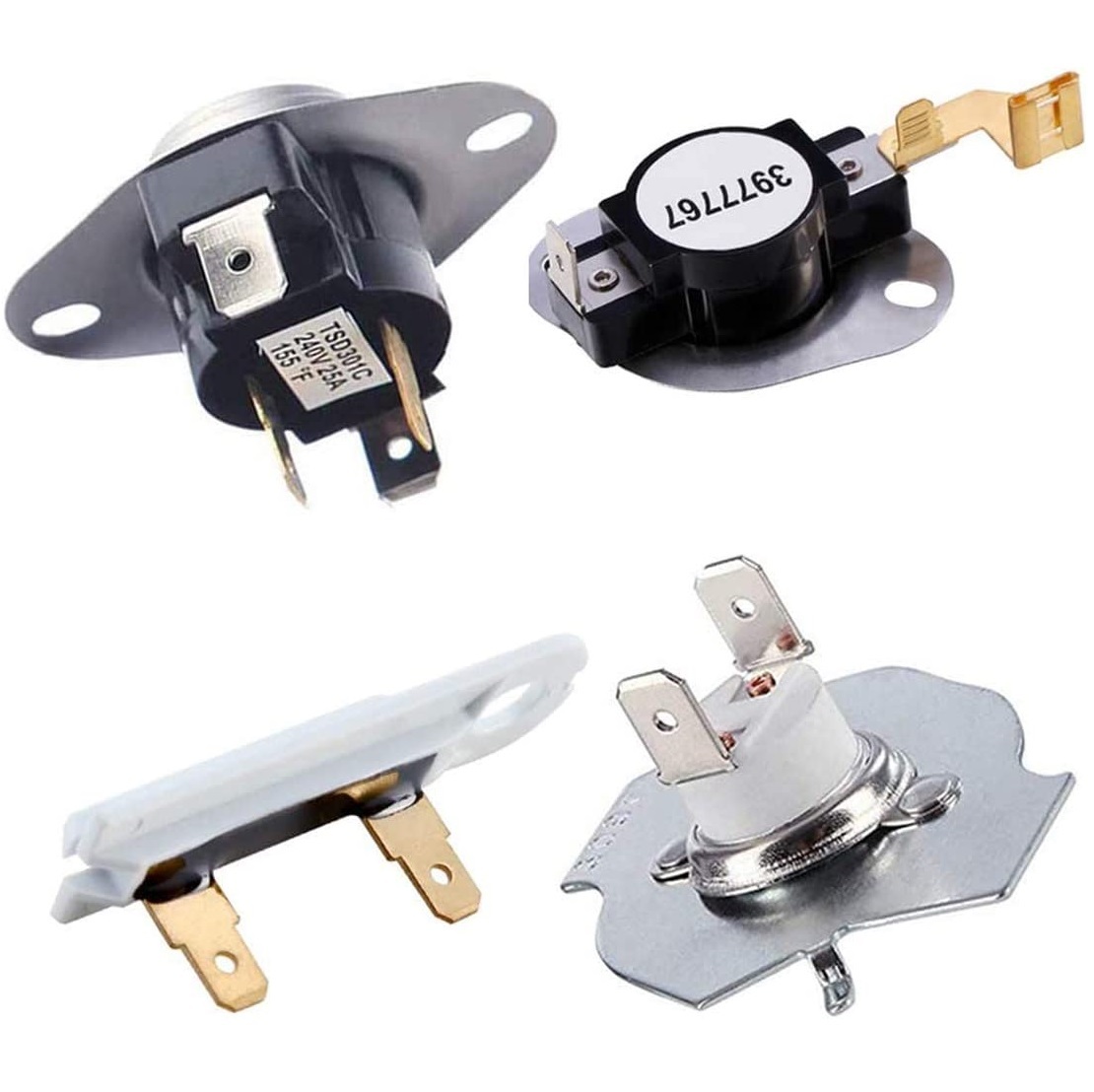 3387134 High-Limit Thermostat 3392519 Dryer Thermal Fuse 3977393 Cut-off Switch 3977767 Cycling Thermostat Compatible