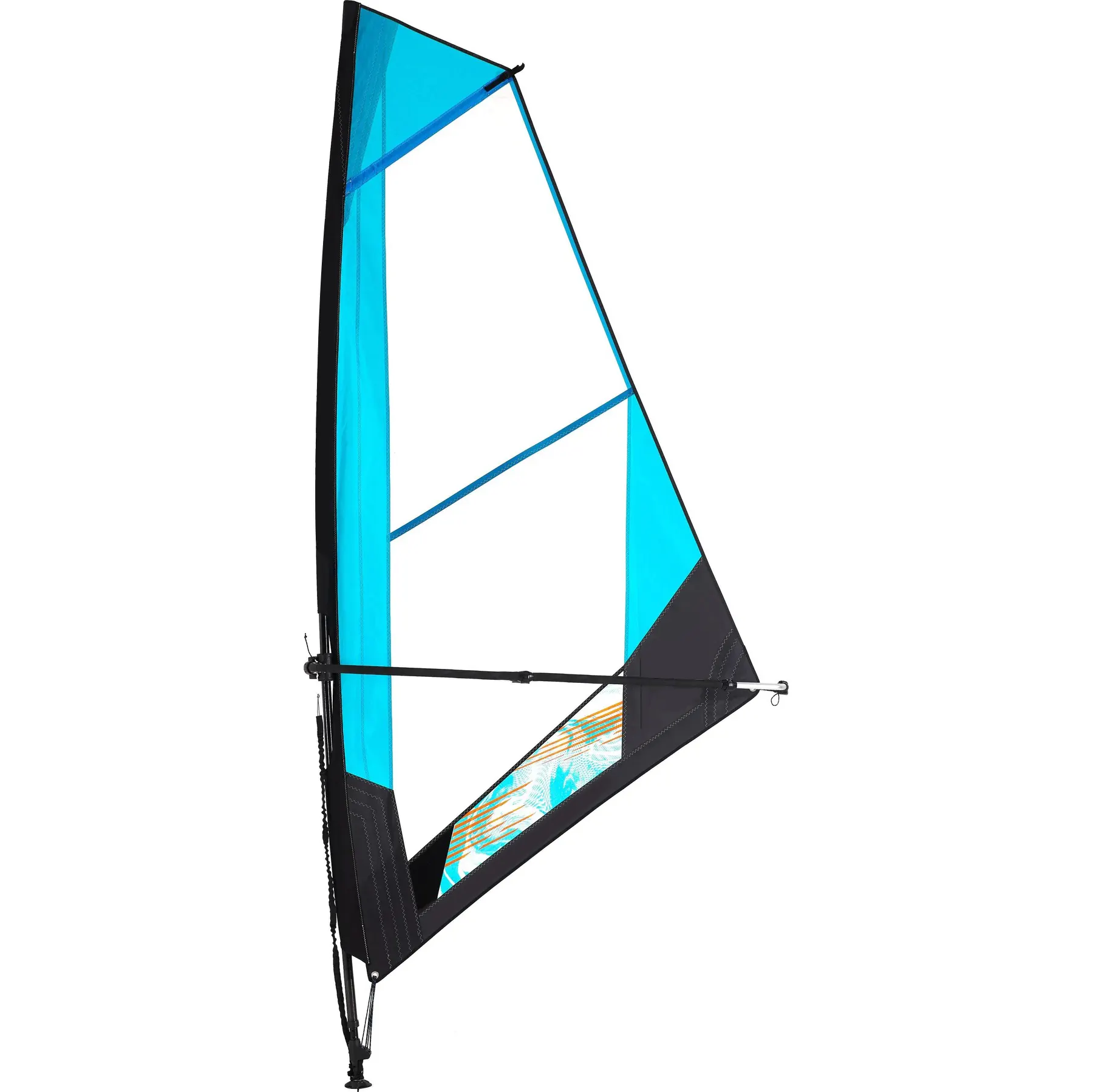 Inflatable catamaran sailboat the world's favorite portable sail boat light fast  10 and 14 inch models with 3.75 4.1 sail