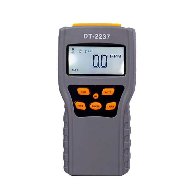 Digital Laser Tachometer Measuring Instrument Automatic 6F22 9V CN;GUA DT2237 Quartz Crystal TONY OEM CE 5 Digits, 18MM (0.7")
